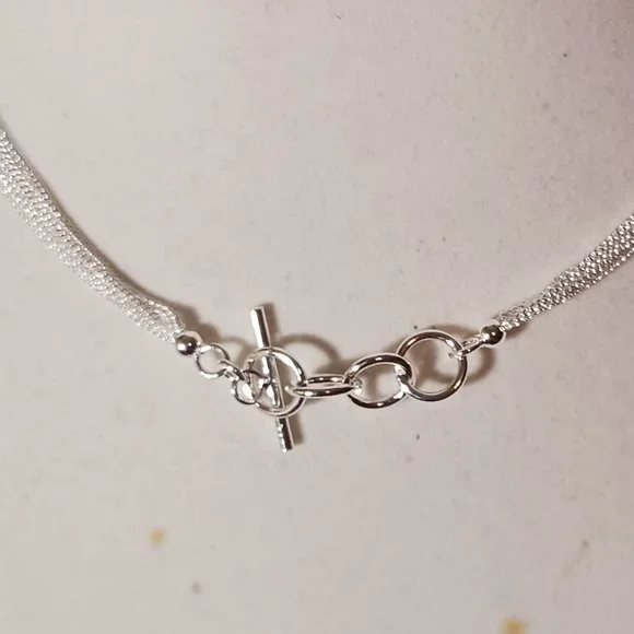 Silver Bead Ball Grapes Fashion Necklace NWOT - Picture 6 of 12